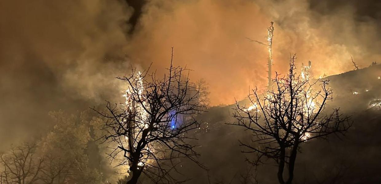 Ταΰγετος φωτιά πυρκαγιά