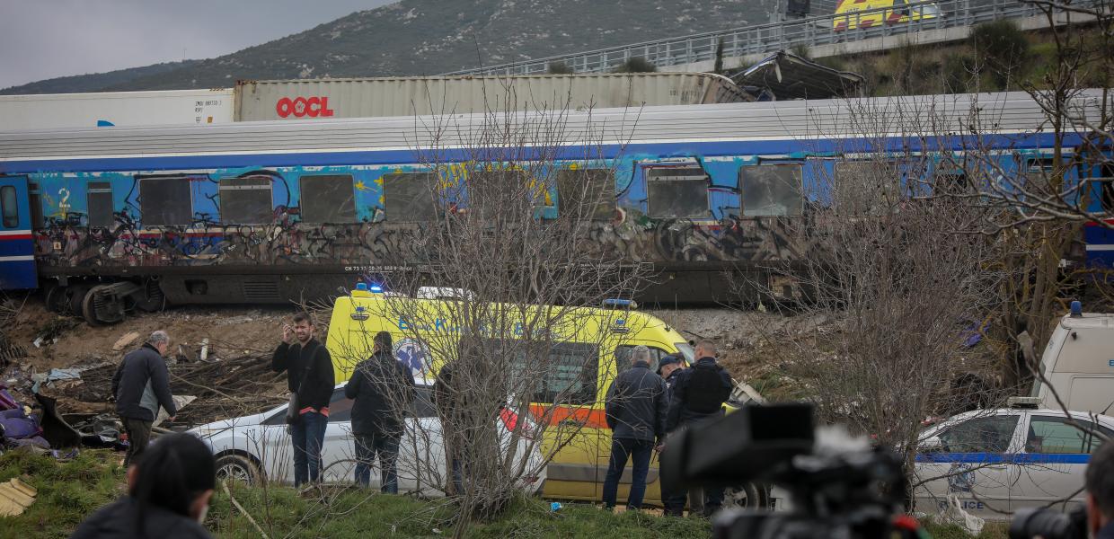 Σύγκρουση τρένων στα Τέμπη