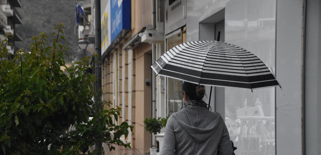 καιρός - Βροχή - ομπρέλα