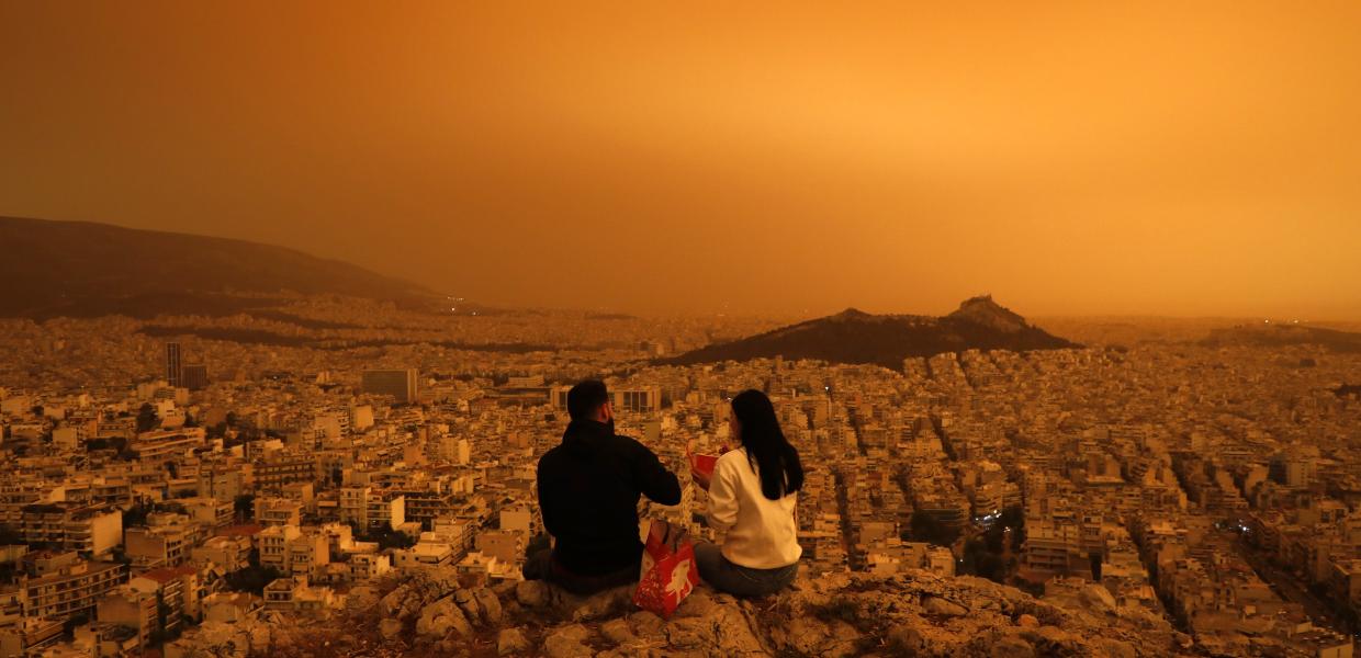 Αφρικανική σκόνη στην Αθήνα