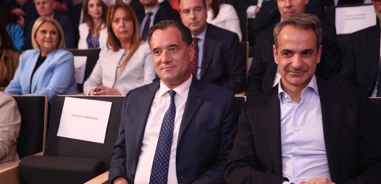 Άδωνις Γεωργιάδης και Κυριάκος Μητσοτάκης