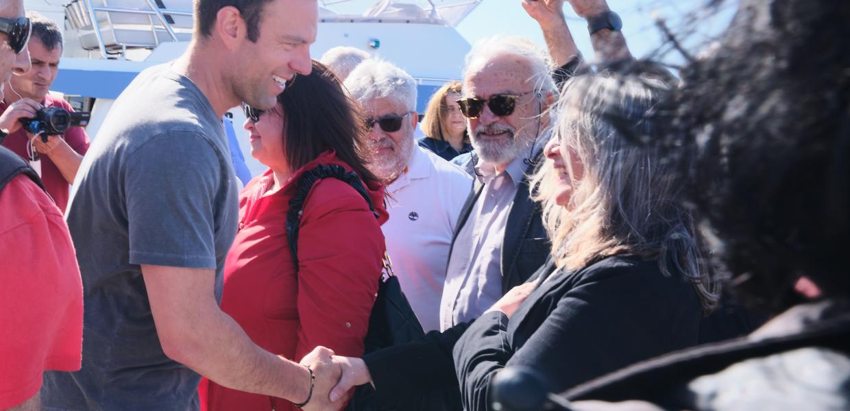 Ο Στέφανος Κασσελάκης στη Σάμο