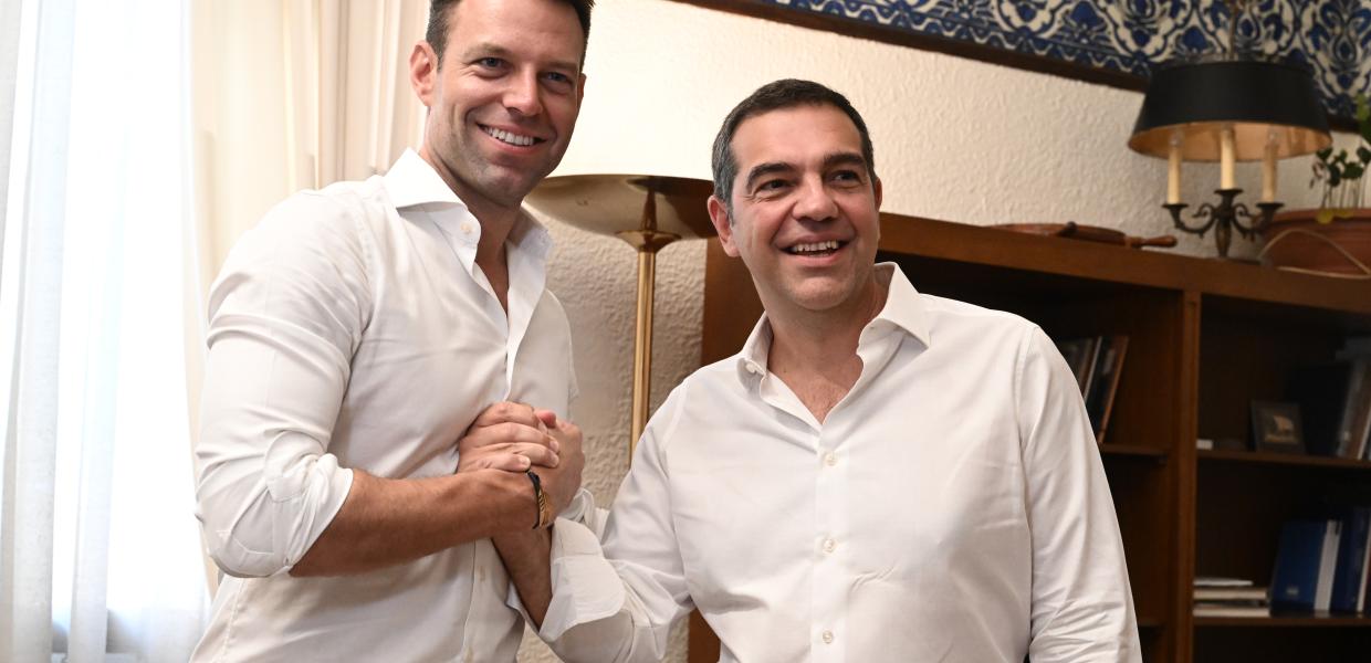 Ο Κασσελάκης με τον Τσίπρα