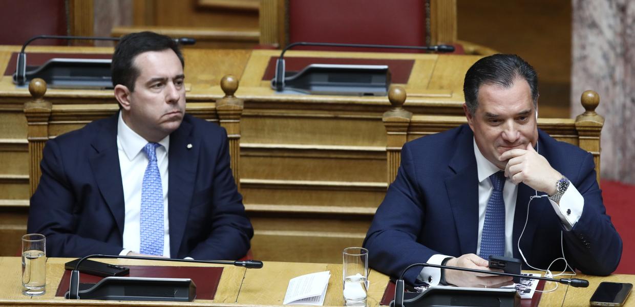 Ο Νότης Μηταράκης και ο Άδωνις Γεωργιάδης