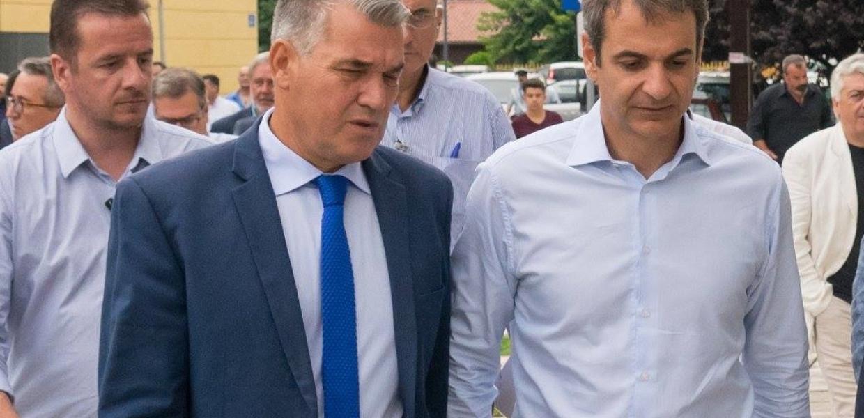 Δημήτρης Κυριαζίδης και Κυριάκος Μητσοτάκης