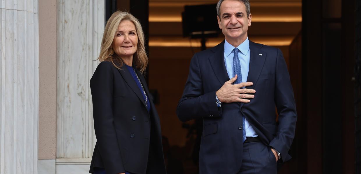 Μαρέβα Μητσοτάκη και Κυριάκος Μητσοτάκης