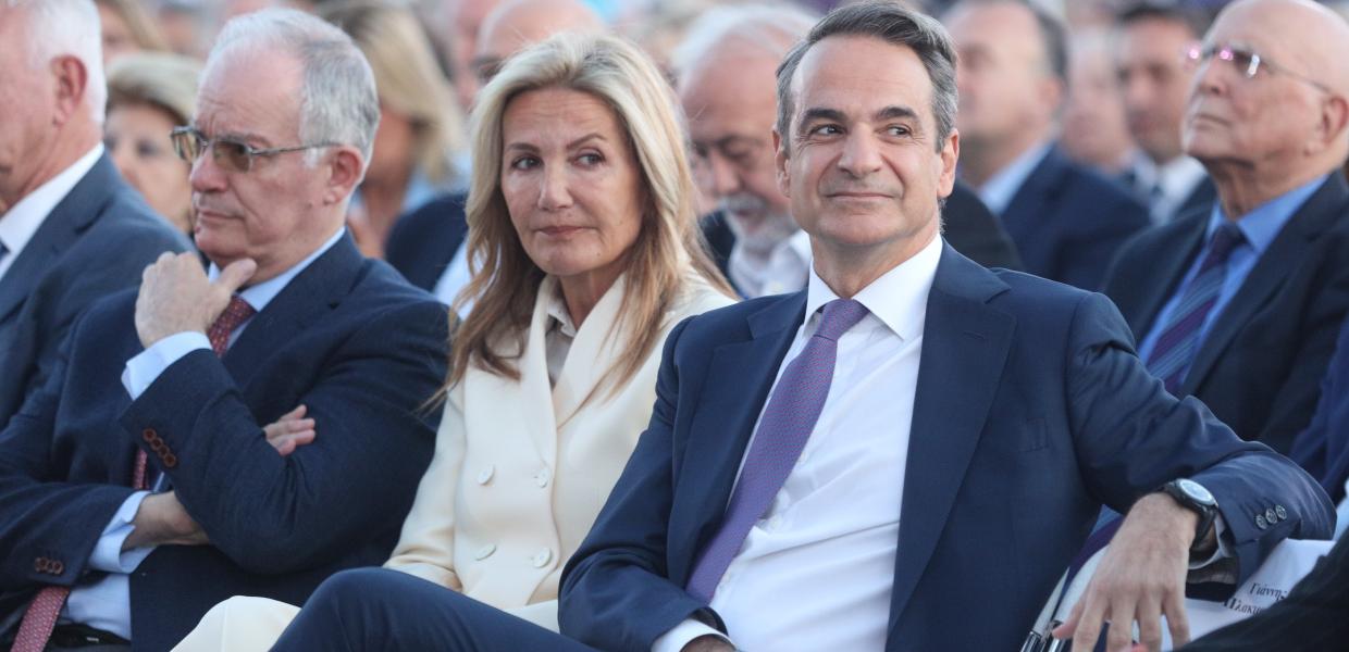Κυριάκος Μητσοτάκης και Μαρέβα Γκραμπόφσκι 