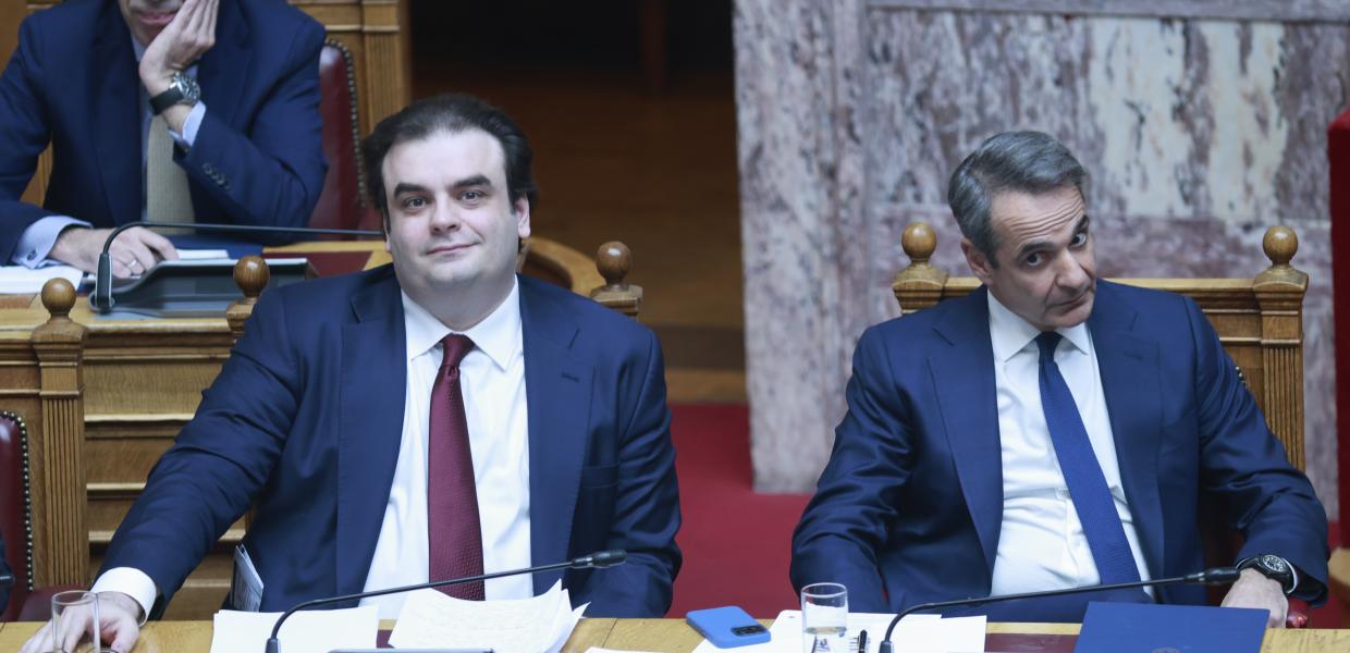 Ο Κυριάκος Μητσοτάκης και ο Κυριάκος Πιερρακάκης