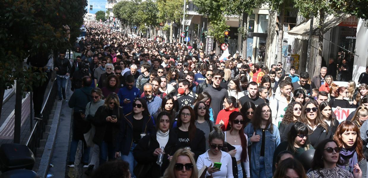 Πορεία στην Πάτρα