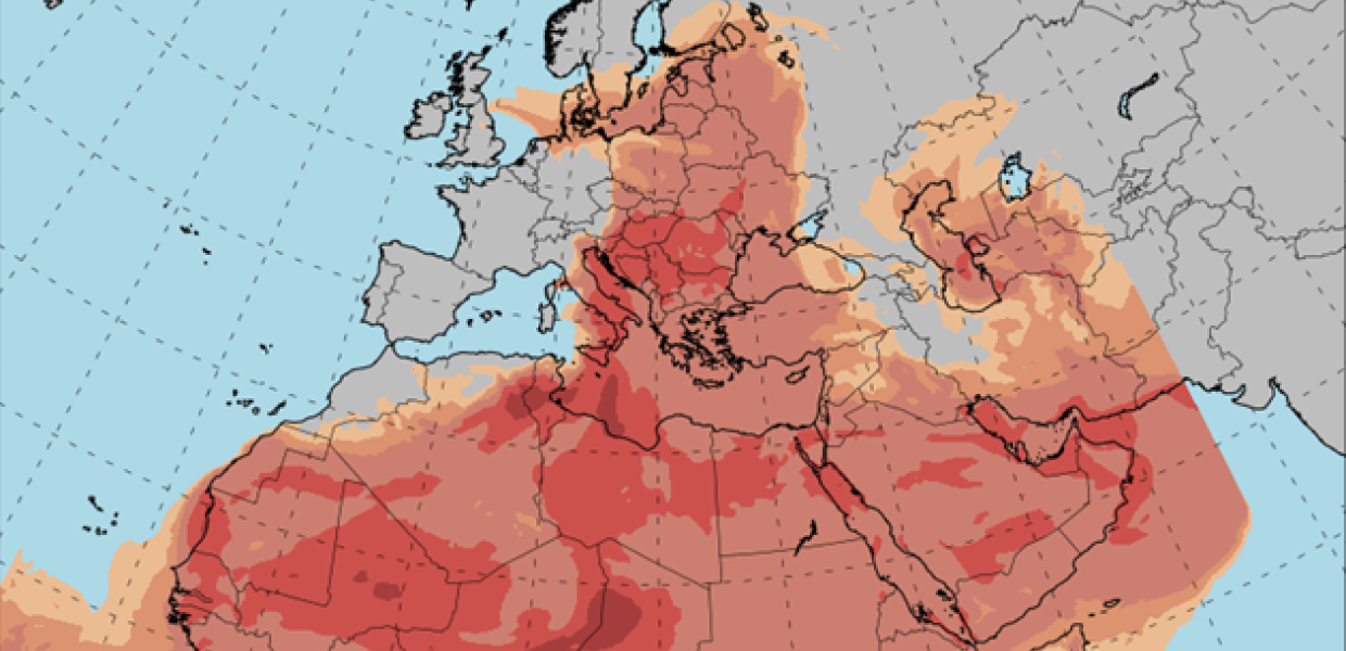αφρικανική σκόνη meteo