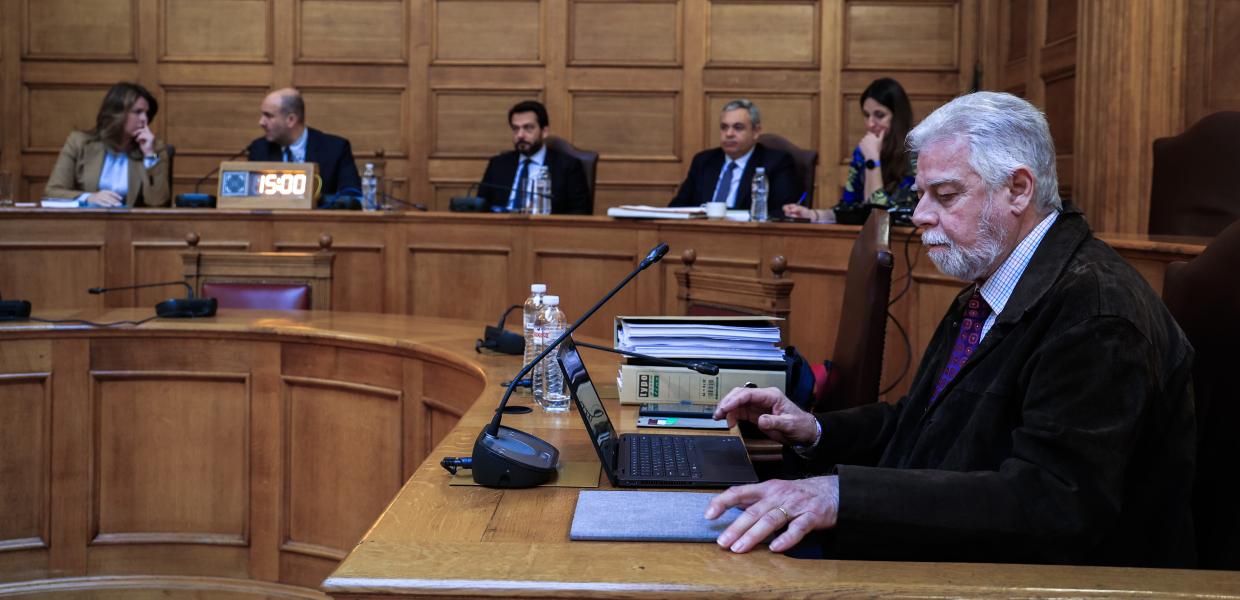 Ο Παναγιώτης Τερεζάκης στην Εξεταστική Επιτροπή για τα Τέμπη