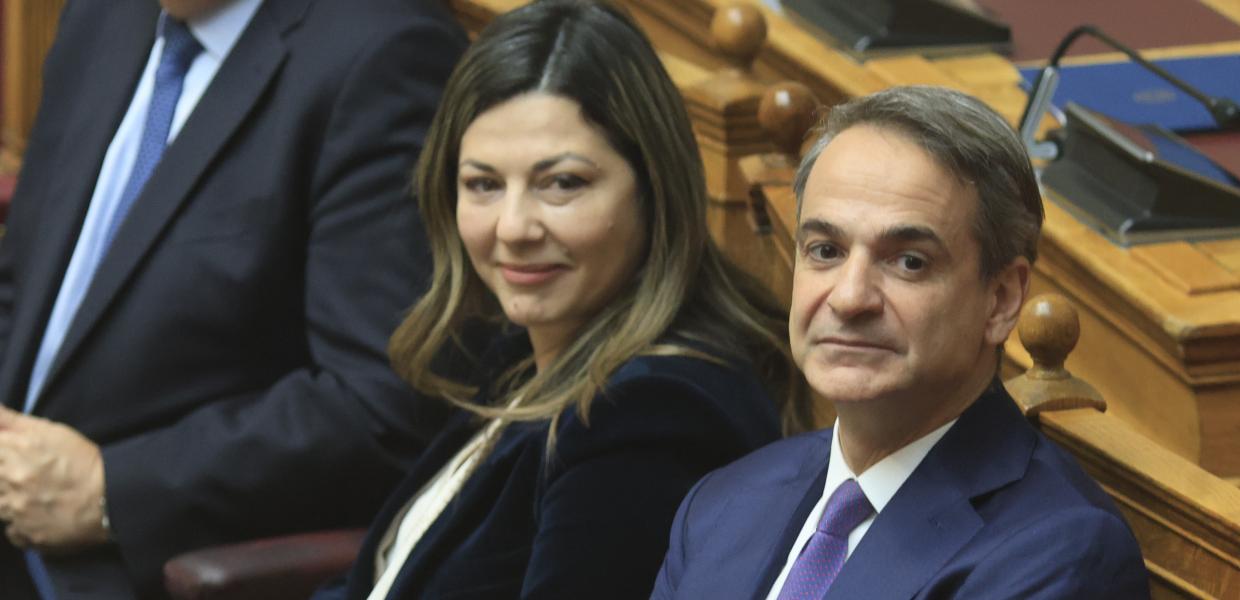 Η Σοφία Ζαχαράκη και ο Κυριάκος Μητσοτάκης