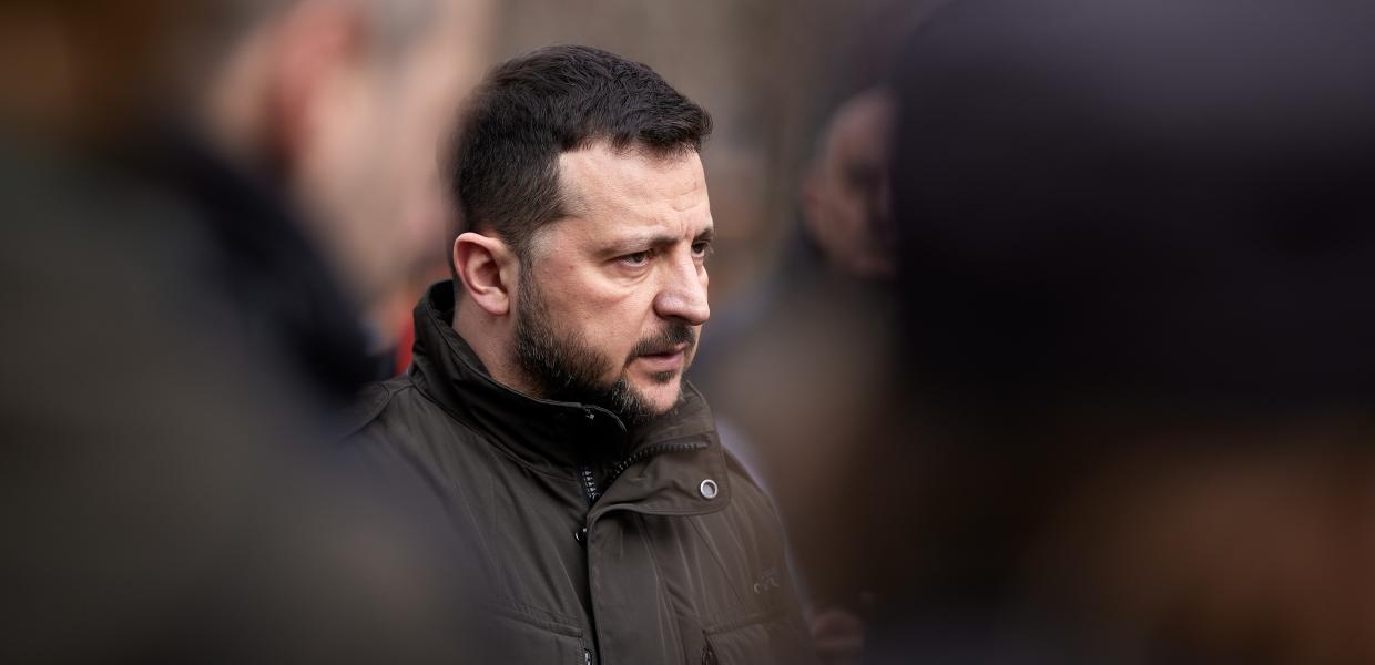 ΣΥΝΑΝΤΗΣΗ ΤΟΥ ΠΡΩΘΥΠΟΥΡΓΟΥ ΚΥΡΙΑΚΟΥ ΜΗΤΣΟΤΑΚΗ ΜΕ ΤΟΝ ΠΡΟΕΔΡΟ ΤΗΣ ΟΥΚΡΑΝΙΑΣ ΒΟΛΟΝΤΙΜΙΡ ΖΕΛΕΝΣΚΙ 