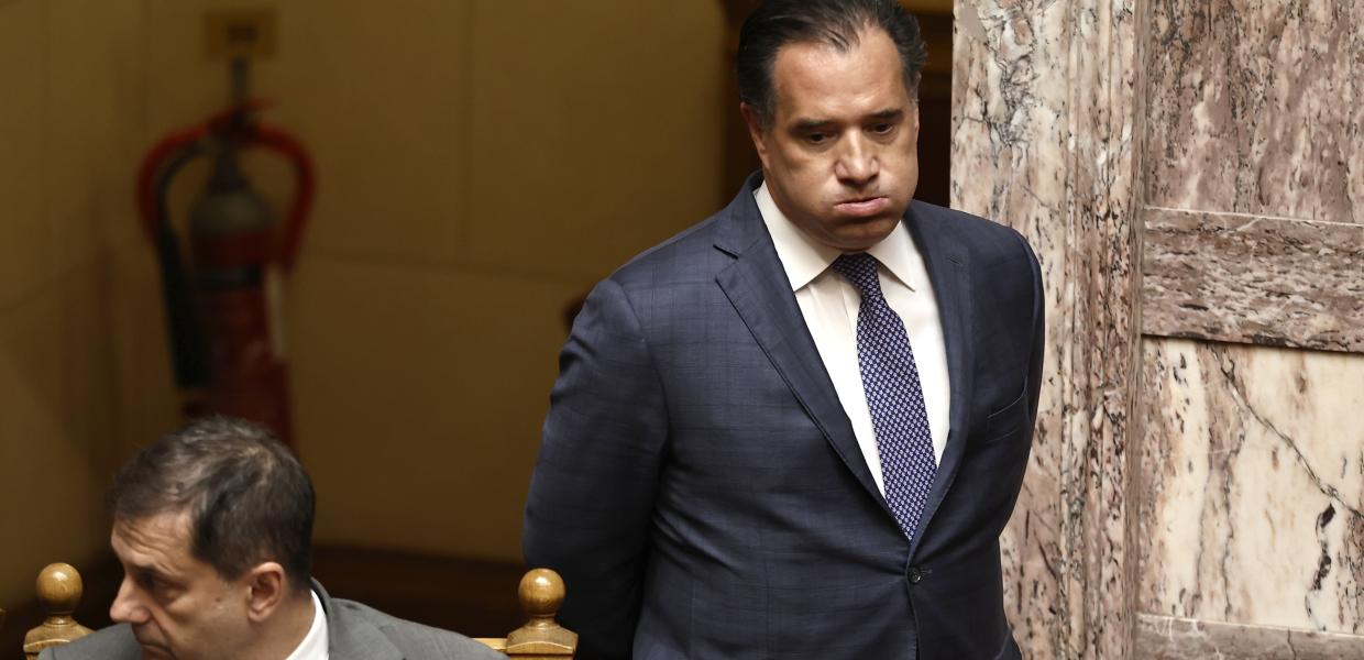 Ο Άδωνις Γεωργιάδης στη Βουλή