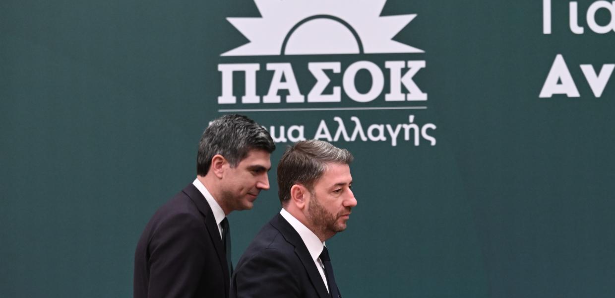 Θανάσης Γλαβίνας και Νίκος Ανδρουλάκης
