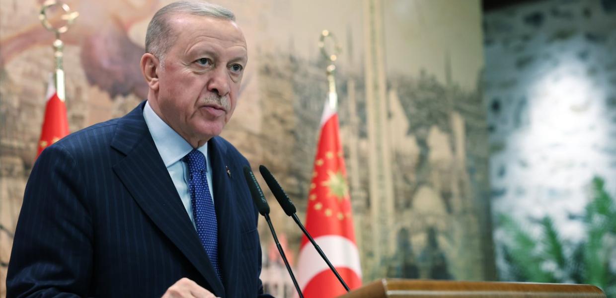 Ο Ερντογάν σε δηλώσεις στα μέλη του διοικητικού συμβουλίου της MÜSİAD