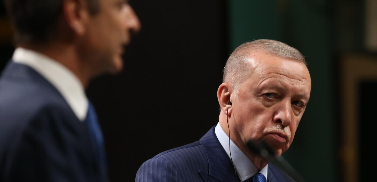 Κυριάκος Μητσοτάκης και Ρετζέπ Ταγίπ Ερντογάν