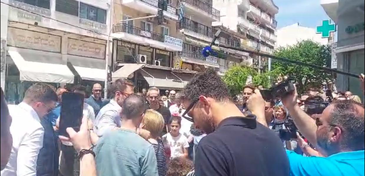 Ο Στέφανος Κασσελάκης στο Κιλκίς