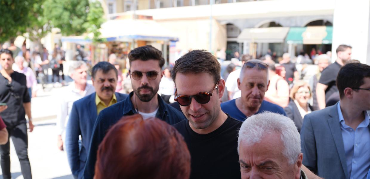 Ο Στέφανος Κασσελάκης στην Τρίπολη