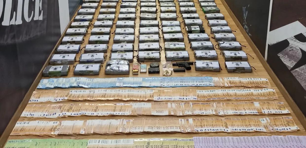 Ποσότητα κοκαΐνης σε πακέτα που εντόπισε η ΕΛΑΣ