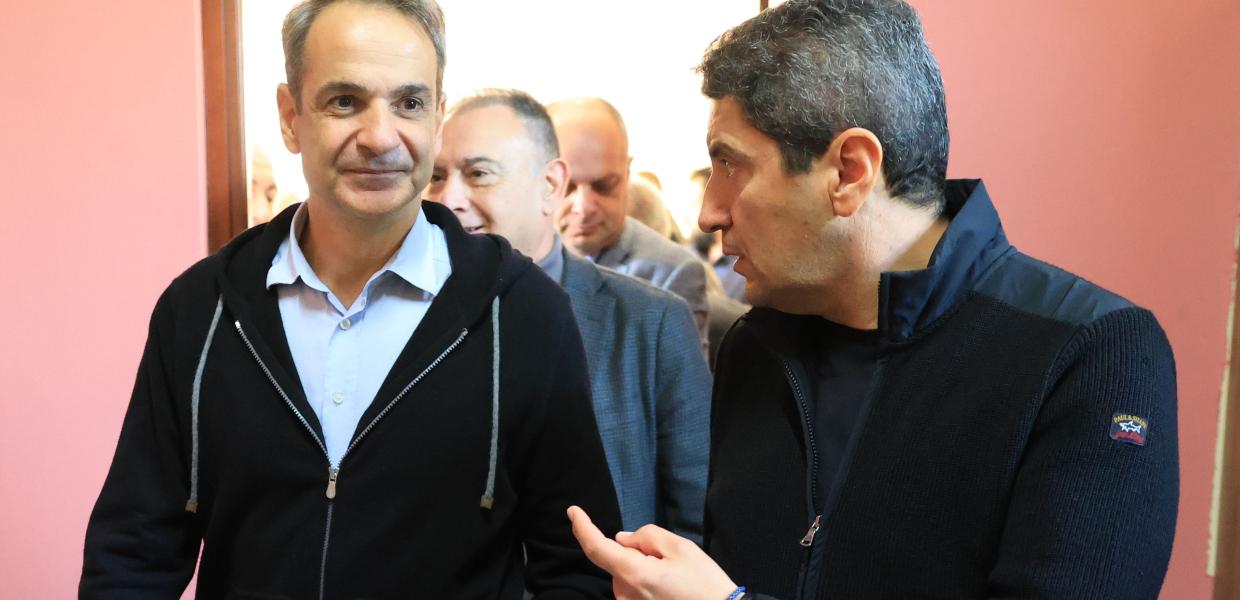 Κυριάκος Μητσοτάκης και Λευτέρης Αυγενάκης