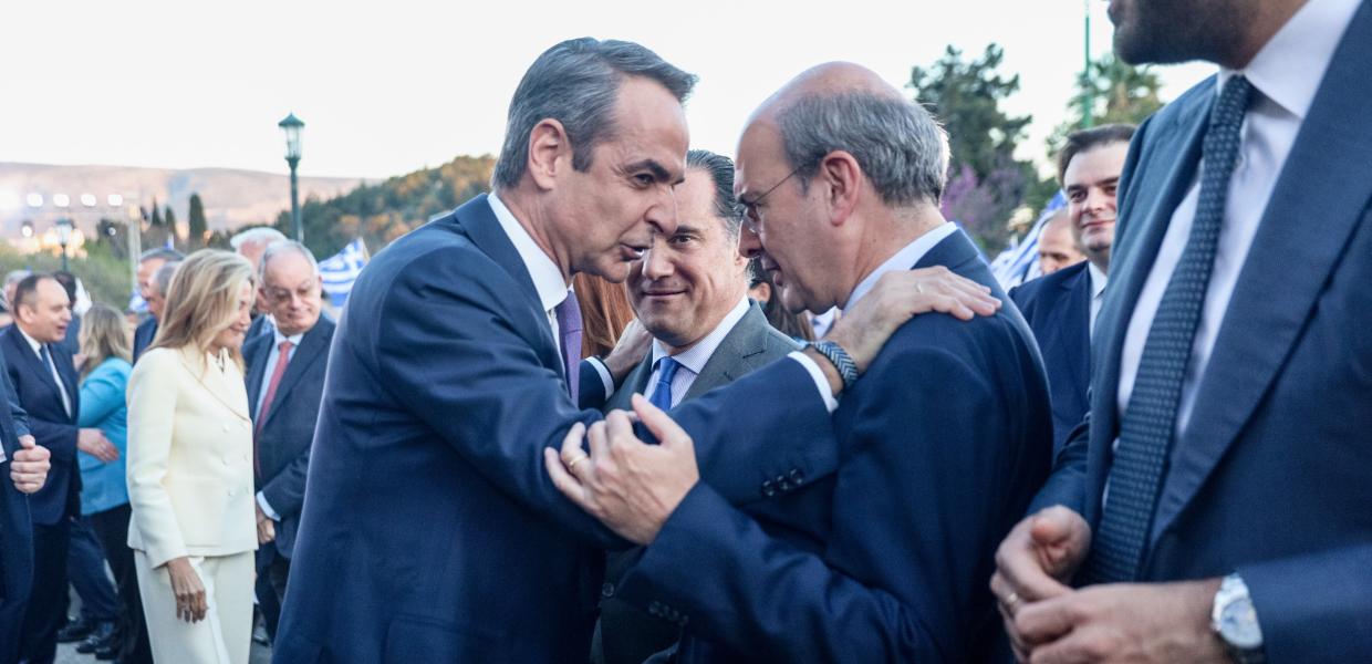 Κυριάκος Μητσοτάκης και Κωστής Χατζηδάκης