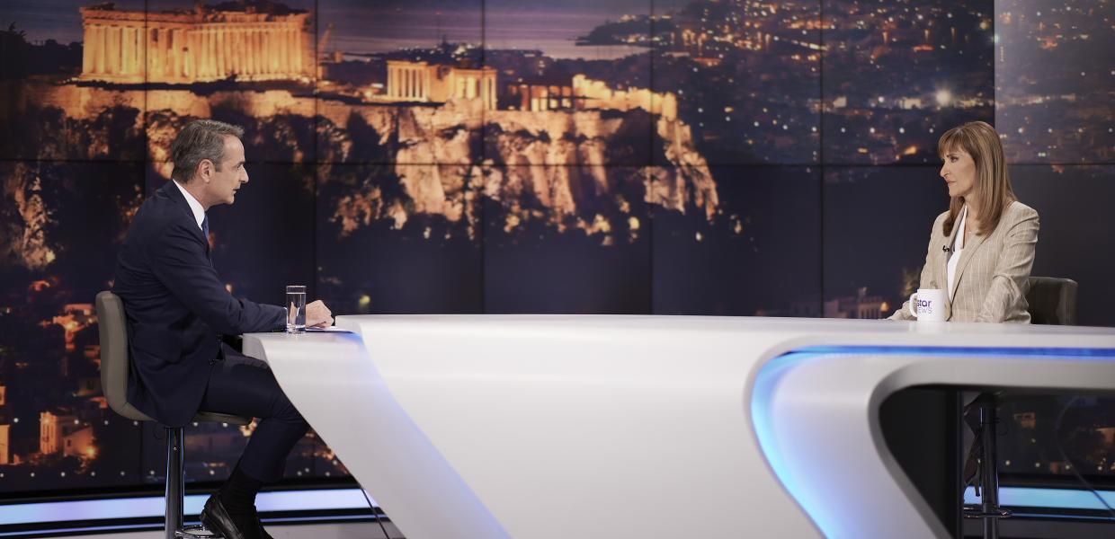 Κυριάκος Μητσοτάκης και Μάρα Ζαχαρέα