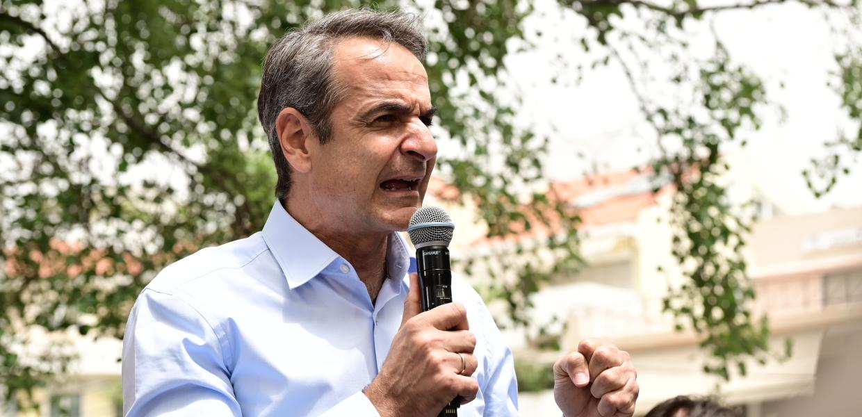 Επίσκεψη του Πρωθυπουργού Κυριάκου Μητσοτάκη στα Βριλησσια και ομιλία σε πολίτες στην πλατεία Ελευθερίας. Σάββατο 18 Μαϊου 2024