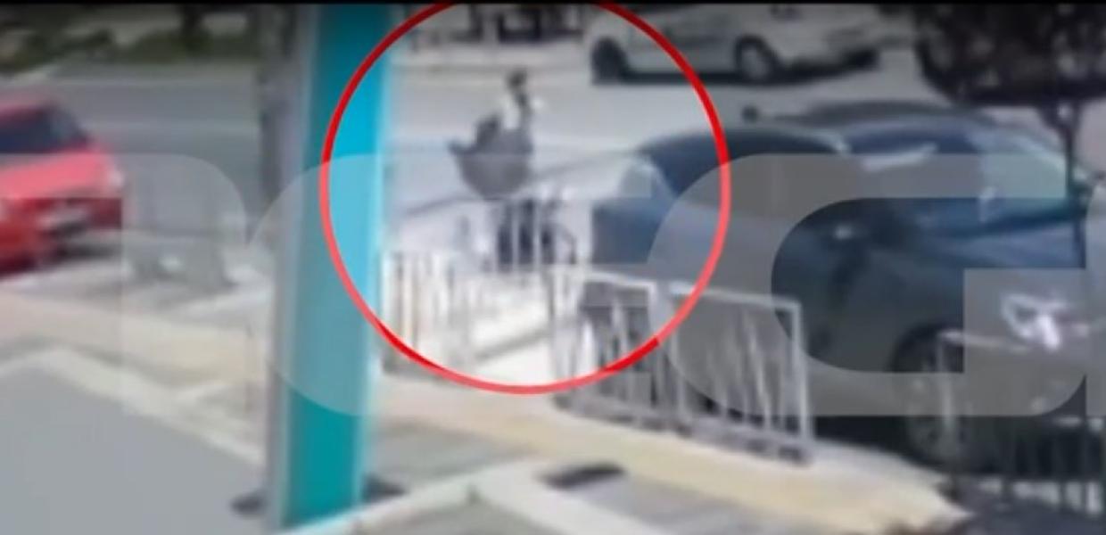 Θεσσαλονίκη παράσυρση μητέρας με το μωρό της