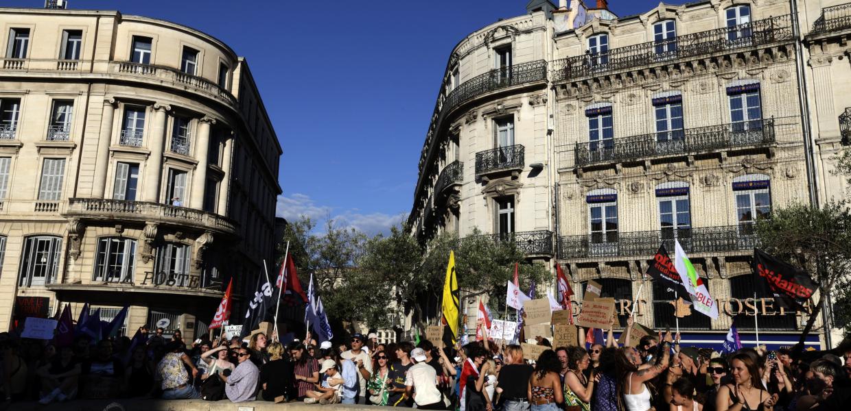 Γαλλία διαδηλωτές ευρωεκλογές 
