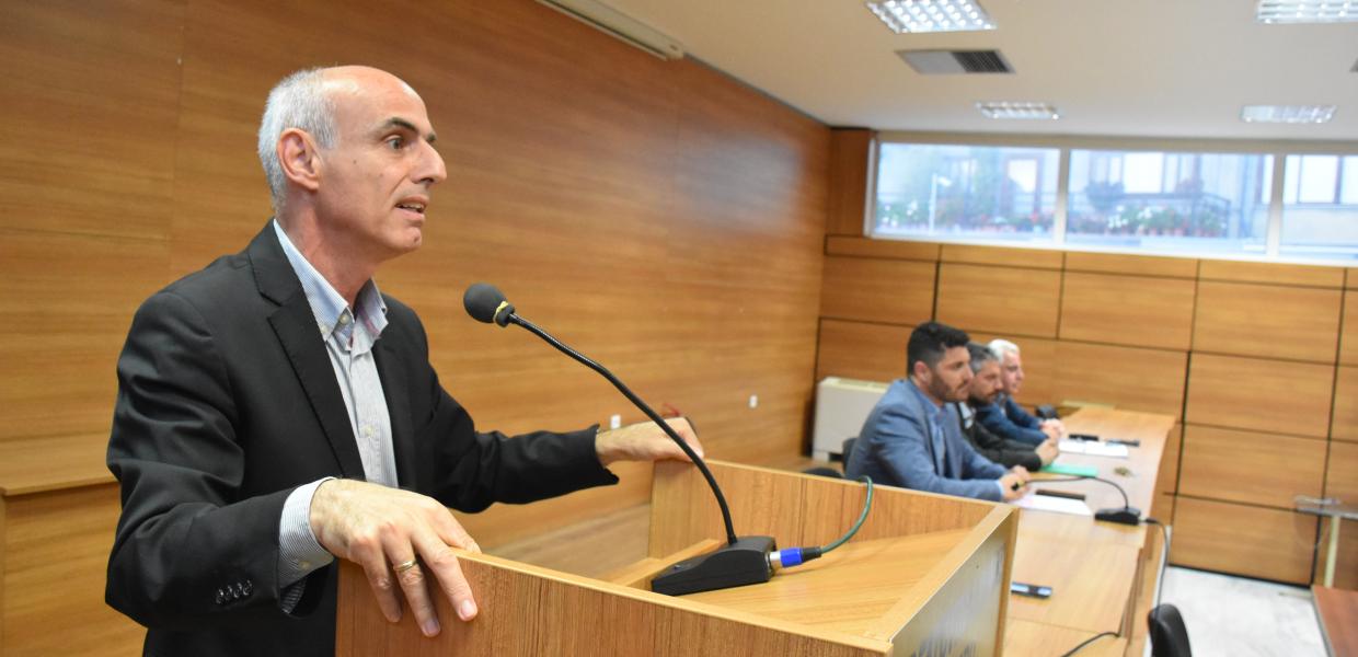 Εκδήλωση του ΣΥΡΙΖΑ για τις Ευρωεκλογές με ομιλητή τον Διονύση Τεμπονέρα. 