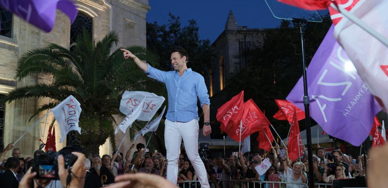 Ο Στέφανος Κασσελάκης στο Ηράκλειο
