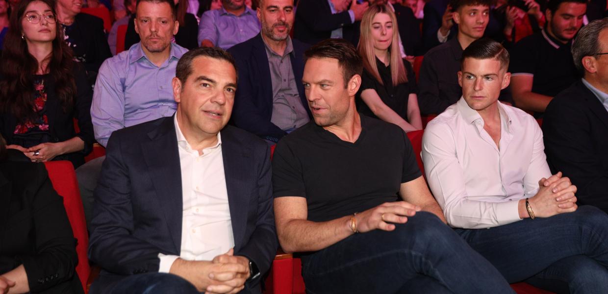 Ο Αλέξης Τσίπρας και ο Στέφανος Κασσελάκης