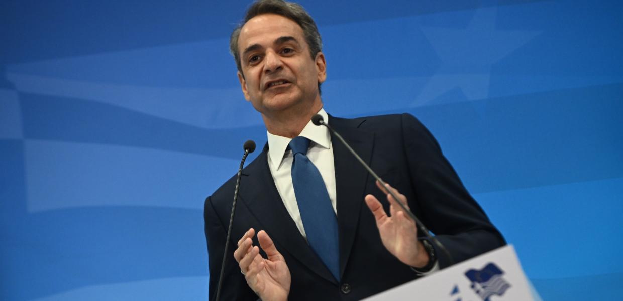 Ο Κυριάκος Μητσοτάκης κάνει δηλώσεις