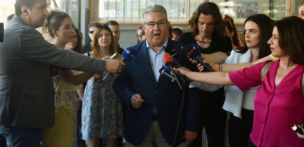 Ο Δημήτρης Κουτσούμπας