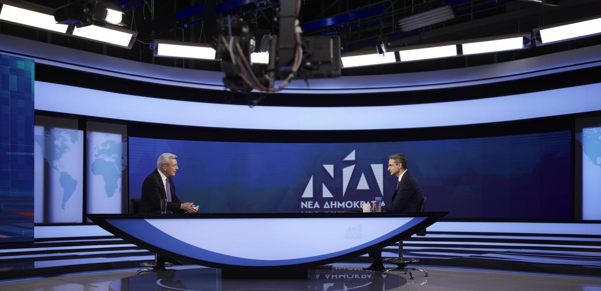 Συνέντευξη Μητσοτάκη στον Ant1