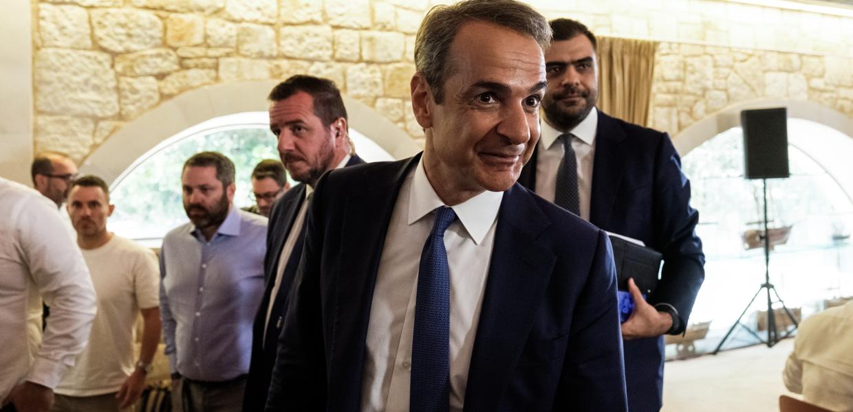 Κυριάκος Μητσοτάκης και Παύλος Μαρινάκης