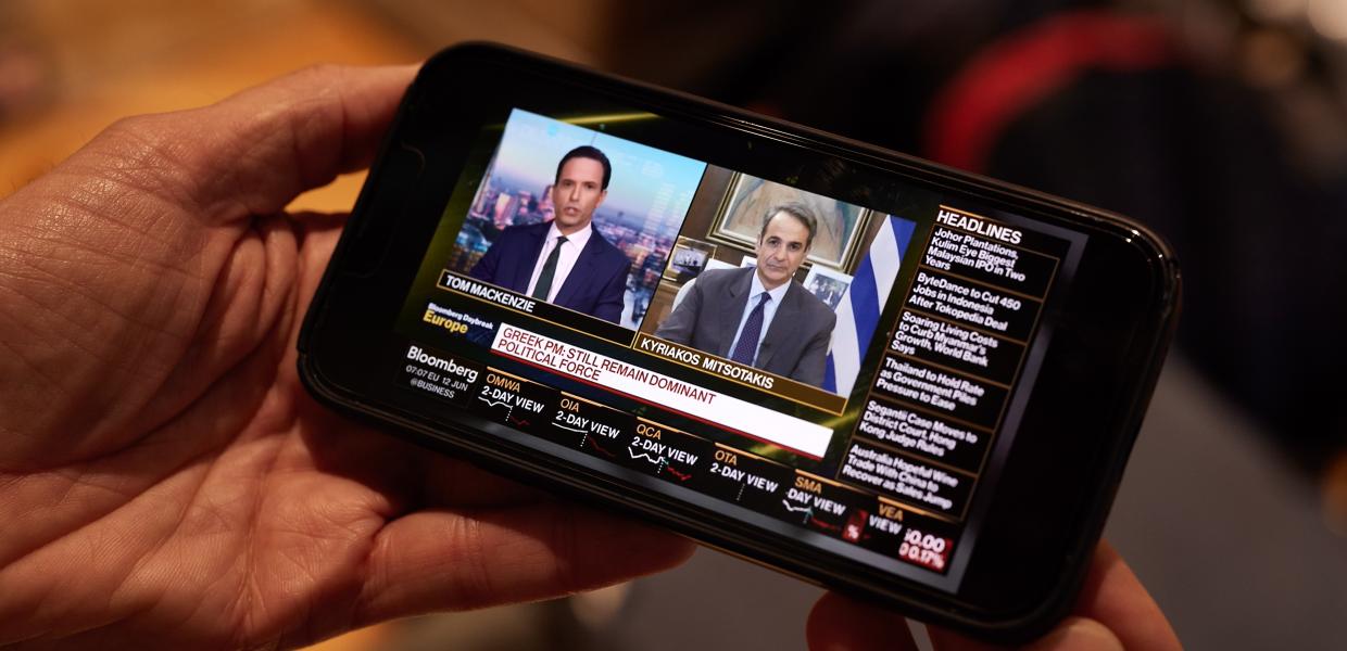 Ο Κυριάκος Μητσοτάκης στο Bloomberg