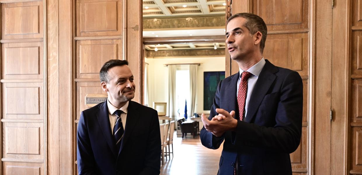 Χάρης Δούκας και Κώστας Μπακογιάννης