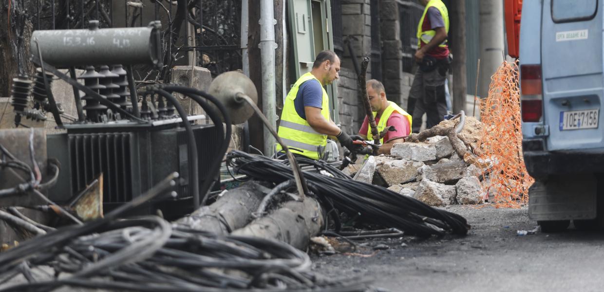 Έργα για την ηλεκτροδότηση
