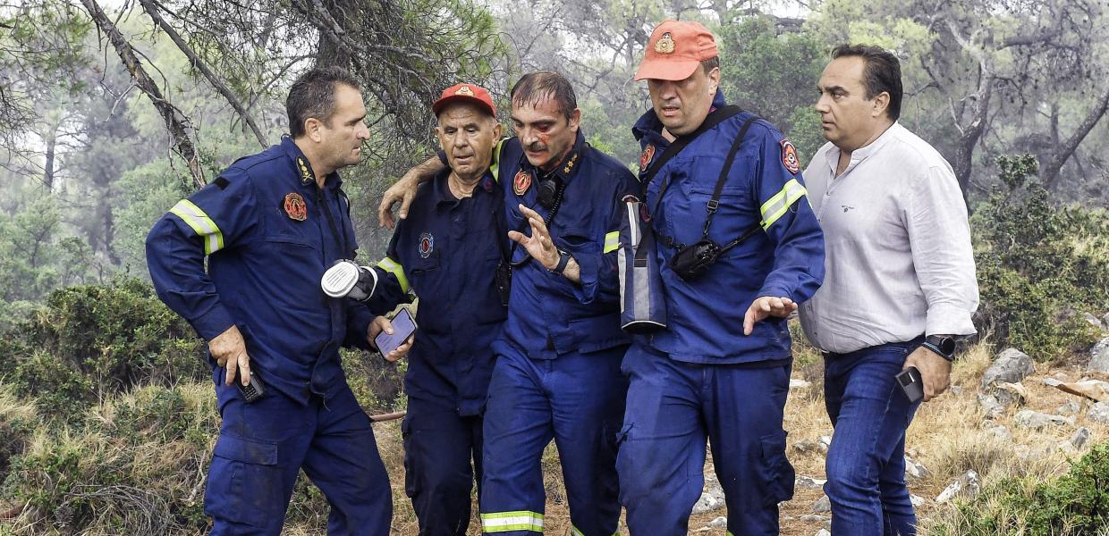 Ο πυροσβέστης που τραυματίστηκε στο Σοφικό