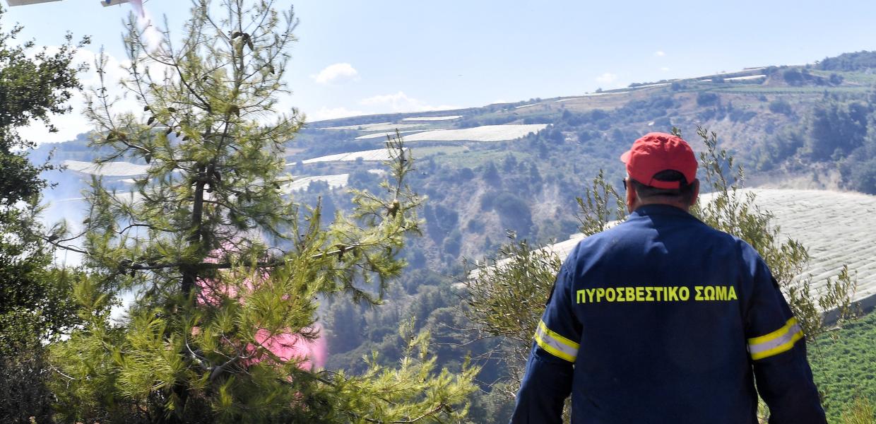 Μεγάλη πυρκαγιά ξέσπασε το μεσημέρι στην περιοχή Στιμάγκα Κορινθίας. Πέμπτη 11 Ιουλίου 2024