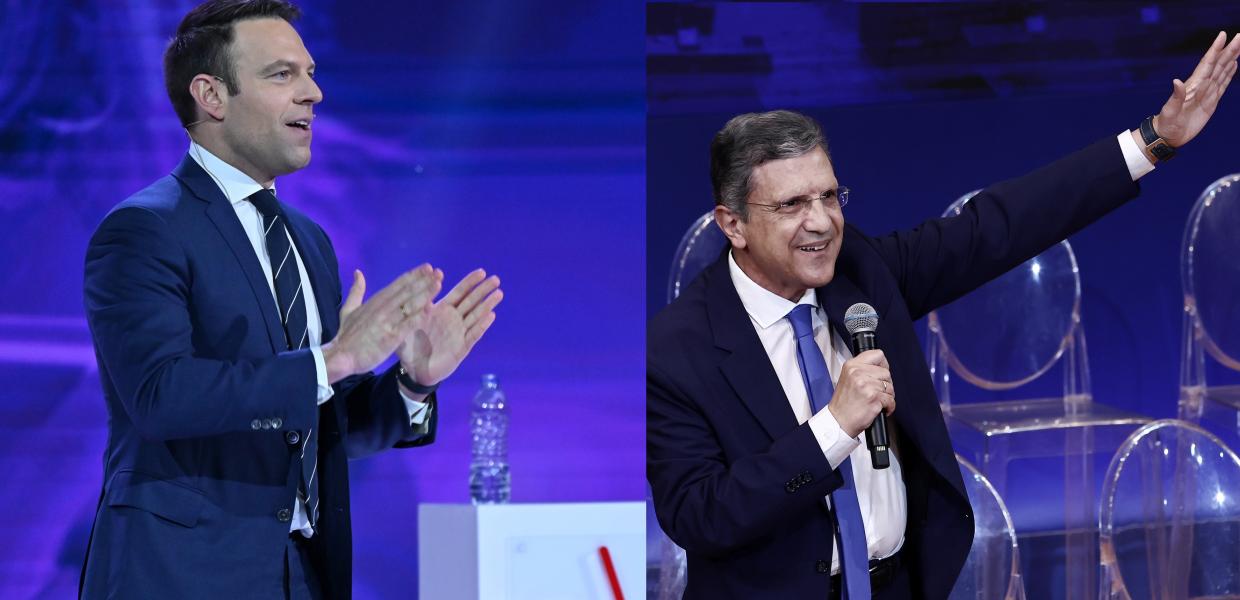 Στέφανος Κασσελάκης και Γιώργος Αυτιάς