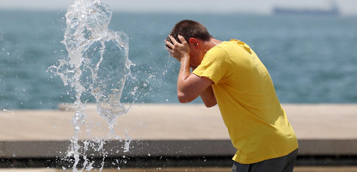 καύσωνας ζέστη καιρός καλοκαίρι