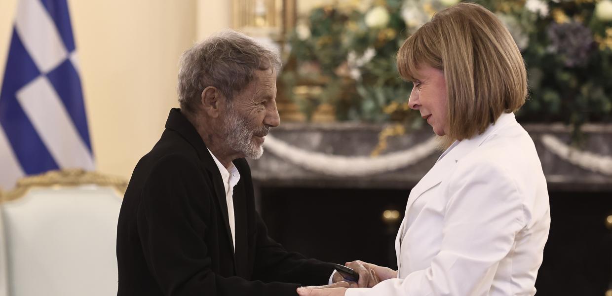 Σταύρος Ξαρχάκος και Κατερίνα Σακελλαροπούλου