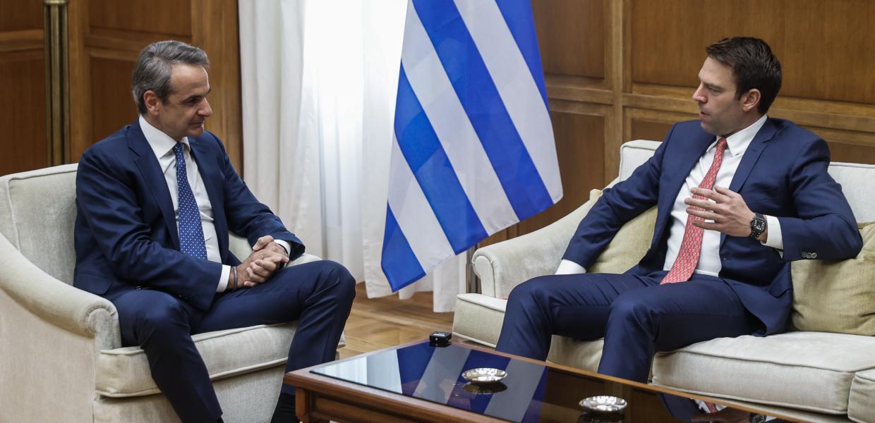 Στέφανος Κασσελάκης και Κυριάκος Μητσοτάκης
