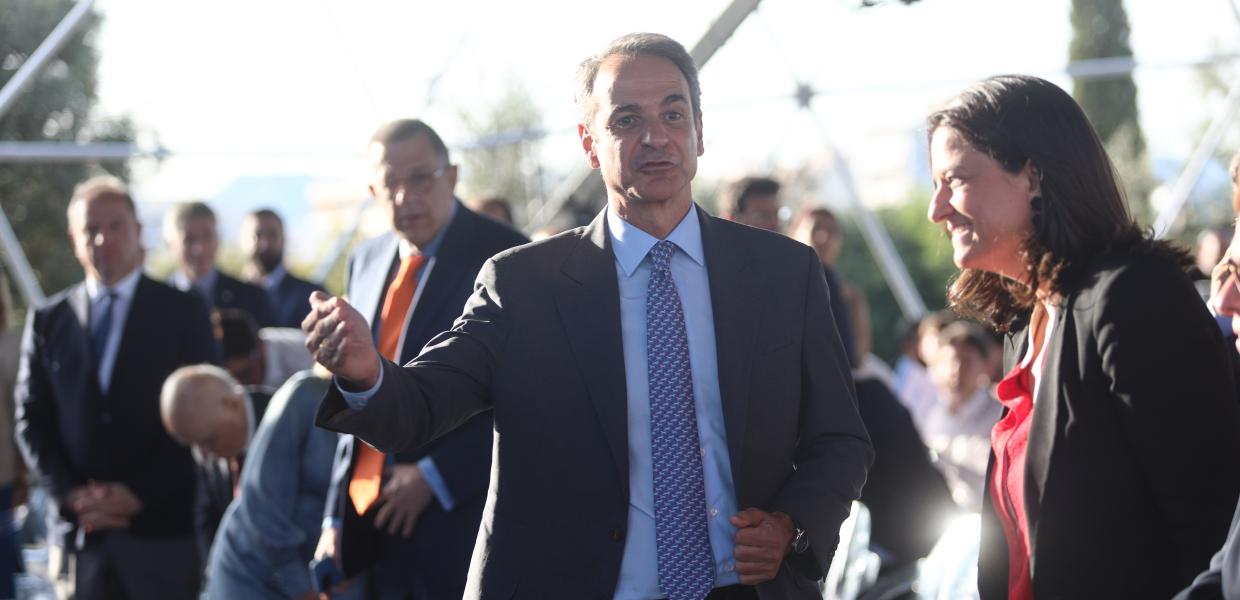 Κυριάκος Μητσοτάκης και Νίκη Κεραμέως