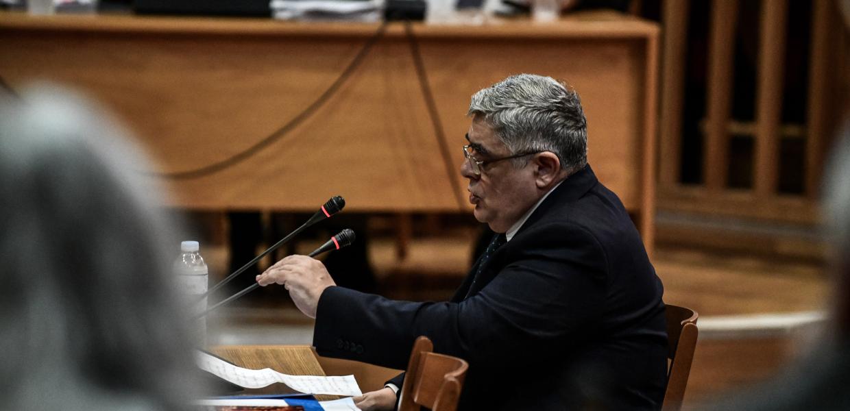 Ο Νίκος Μιχαλολιάκος στη δίκη της ΧΑ