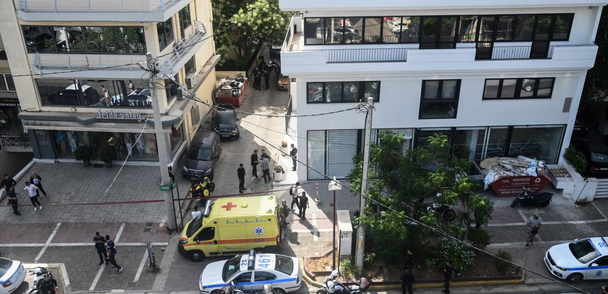 Πανοραμική εικόνα του σημείου της δολοφονίας του 54χρονου τοπογράφου