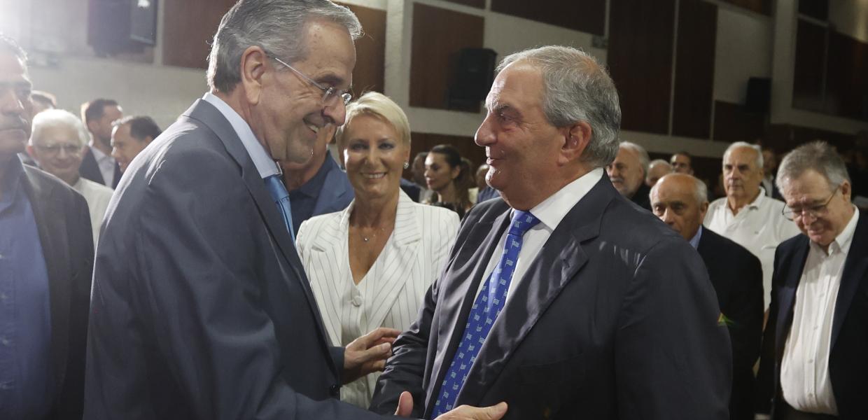 Αντώνης Σαμαράς και Κώστας Καραμανλής